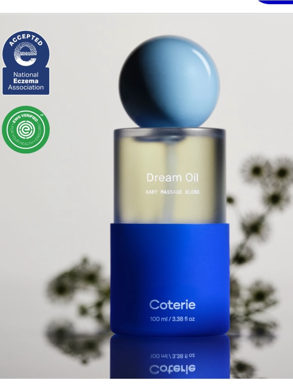Coterie Dream Oil Baby Massage Blend - Deep Blue